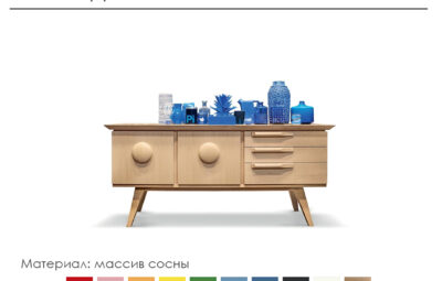 Комод из массива сосны